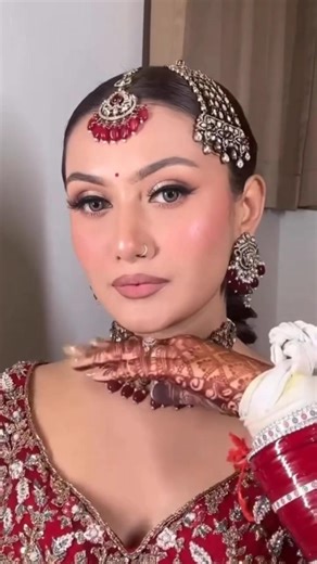 Self bridal makeup tutorial #viralvideo ‪@Msstudio123-k3z‬ #makeuptutorial #viralshorts #bride