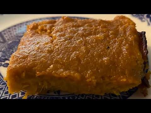 The Art of Historical Cookery: Video Sweet Potato Pone by A Taste of History w/Joyce White
