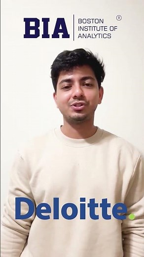 Rushabh's Journey: From BIA's Data Science & AI Course to Job as Data Analyst at Deloitte