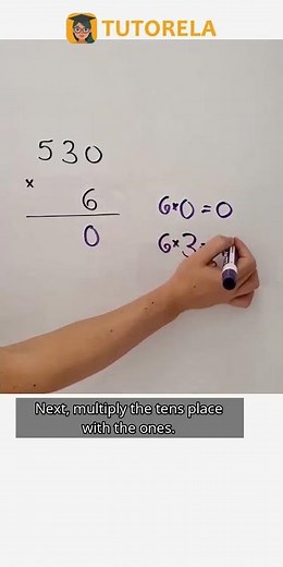 530 x 6: Mastering Long Multiplication #Math #ArithmeticOperations #VerticalMultiplication