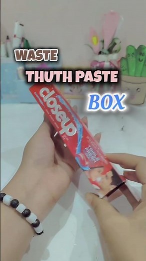 Toothpaste box 😱best diy reuse♻️ | Best Out of Waste Craft Idea | Easy School Project