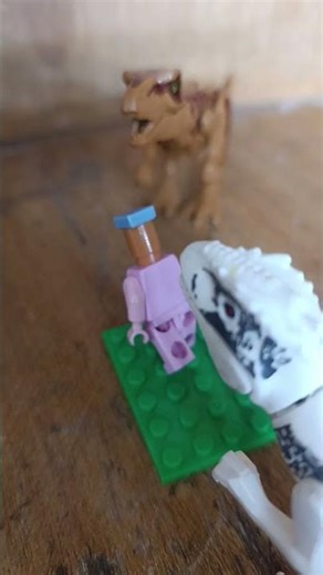 Rexy Vs Indominus rex s2 fight lego part 1 part name Alex is change