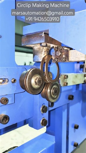 Circlip Making Machine, Circlip Ring Making Machine, Automatic Flat Strip Ring Making Machine #ring