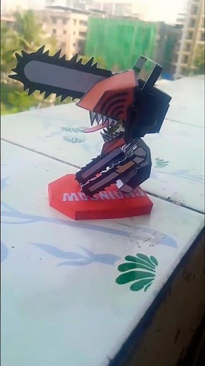#shots how to make paper chainsaw man action figure ‪@djcarftschannel5697‬