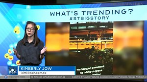 A viral video purportedly showed a PMD rider using a walkway shelter. We bring you details on this story and more in the latest episode of What's Trending. Have a story you think is worth sharing? Tell us with the hashtag #STbigstory. | The Straits Times