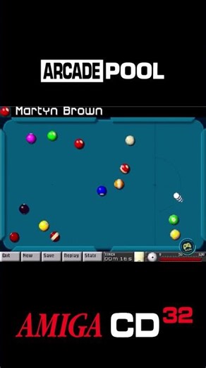 Rack ’em up and sink the shots! 🎱 Master the tables in Arcade Pool on Amiga CD32! 🔥