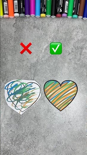 ❌ Random Coloring vs ✅ Clean Stroke Technique