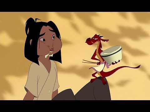 Mulan 1998 film Mushu's Wake Up Call