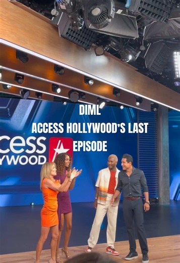 Last DIML video as an Access Hollywood/NBC employee!!! Forever thankful for you, @Access Hollywood. Best job I’ve ever had ✨⭐️😭📺🎥🎤 #accesshollywood #nbcuniversal #accessdaily #tvproduction