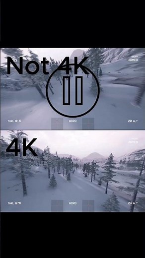 FPV Skydive 4K vs Non-4K 😳