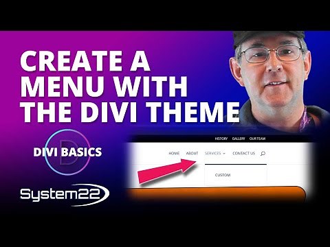 How To Create A Menu With The Divi Theme 👍👈