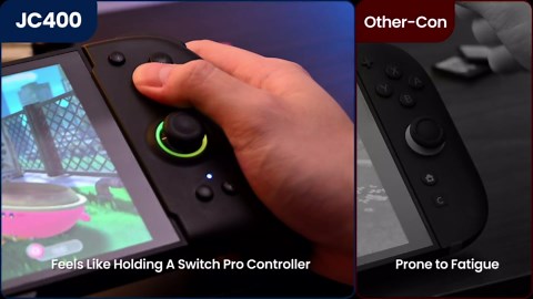 Gammeefy Switch 2 Controller – Hall Effect Joysticks & Enhanced Grip – One Piece Switch Joypad Replacement Switch 2 Pro Controller with 8-Color RGB Lighting, Turbo, Macros, KeyLinker App