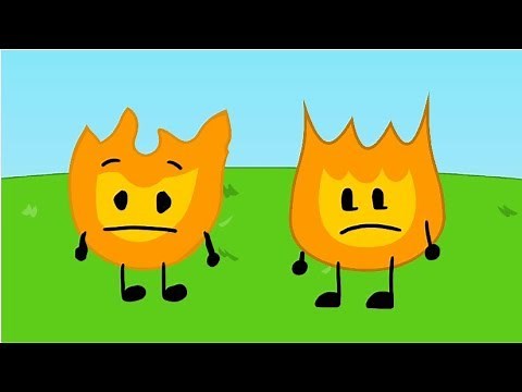 BFDI Short:Firey meets Himself from the past
