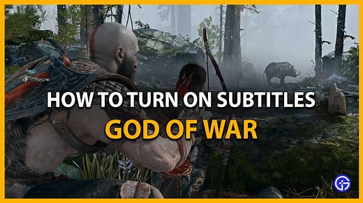 God Of War: How To Turn On Subtitles (PC, PS4, PS5)