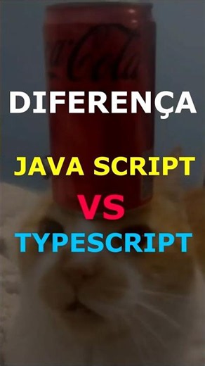 A real diferença entre JAVASCRIPT e TYPESCRIPT 😹 #javascript #typescript #shorts