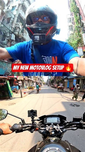 My New Motovlog Setup 😱🔥 #motovlogsetup #motovlog #motovlogging #motovlogger