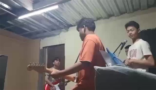 Student Band Rehearsal Cover Performance