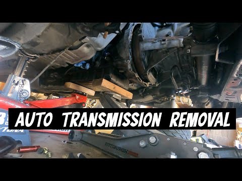 How To Remove An Auto Transmission From A Lexus GS300! (PT 3: GS Manual Swap)