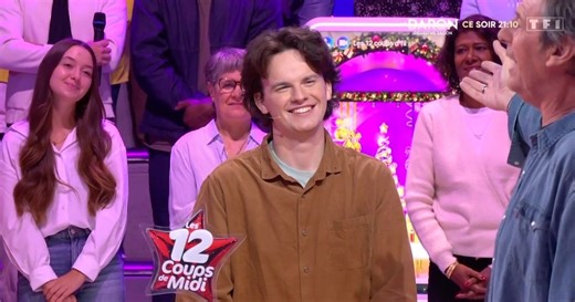 Qui est Cyprien, le nouveau champion des "12 coups de midi" sur TF1 qui dépasse déjà les 300.000 euros de gains ?