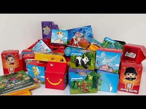 2025 Happy Meal Toys Summary 🔴 Unboxing 2025 Happy Meal Toys I Collected