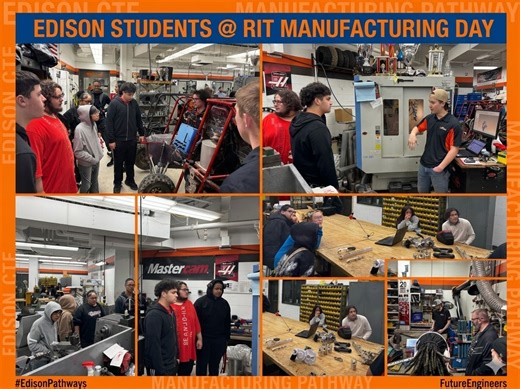 Edison Manufacturing Students Learn from RIT Baja SAE Team | Edison Career and Technology High School posted on the topic | LinkedIn