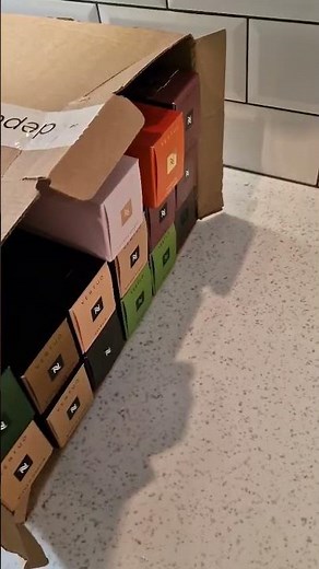 Nespresso Vertuo Capsule Unboxing - 150 capsule order