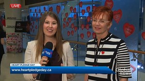630 CHED is spending 12 hours live on location at the Mazankowski Alberta Heart Institute for Heart Pledge Day. Global Edmonton's community reporter Morgan Black speaks with University Hospital Foundation CEO Jodi Abbott to learn more about the cause. READ MORE: https://globalnews.ca/news/6595394/630-ched-heart-pledge-day-mazankowski-alberta-heart-institute/ | Global Edmonton