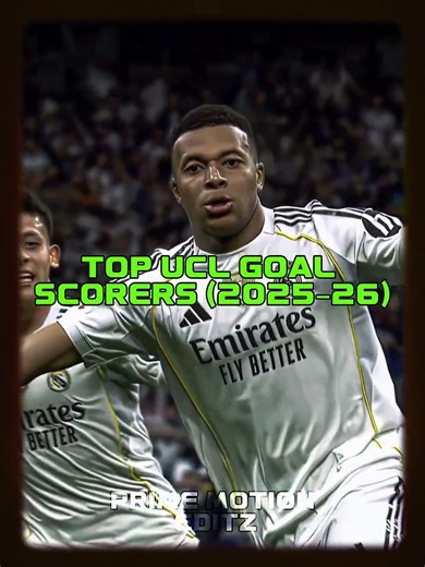 Top UCL Goal Scorers 2025/26 ⚽🔥