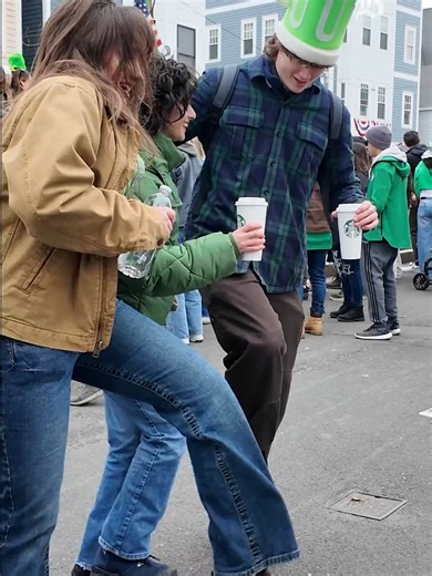 Bagpipes blared, candy flew through the air, and a sea of green filled the streets for the South Boston St. Patrick’s Day Parade, a century-old tradition. Video by Maria Pemberton. #boston#StPatricksDay #irish