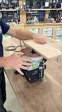 Added a piece to the bottom of the ‪@festool-canada‬ OF 2200 so I could trim the inlay flush 👍