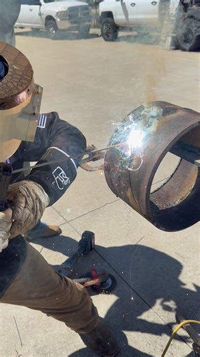 First time trying out some 9045. #welding #weld #fyp #ESAB #stickwelding #pipewelding #fypage