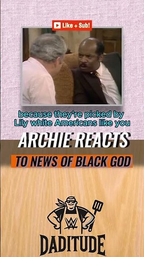 Archie Bunker & Jefferson Debate God’s Race! (Classic TV Moment) #allinthefamily #70stv #shorts
