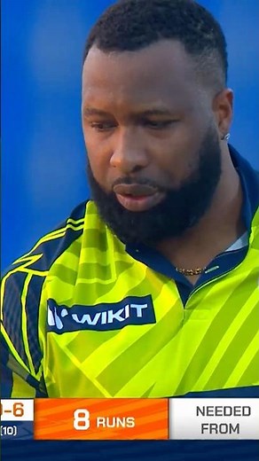 Pollard unleashes the power pack! 27 off 11, vintage hitting!