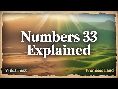 Numbers Chapter 33 Explained (Journey From Wilderness to The Promised Land)