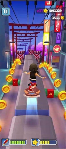 4K Ninja 1.1M+ Score in Tokyo 🥷🔥 #shorts #walkthrough #subwaysurfers