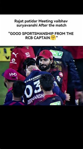 Good Sportsmanship from the Rcb captain🙄🔥