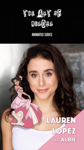 Meet Albie in the new animated series THE ART OF MURDER! Voiced by the incredibly talented @Lauren Lopez , who you may know as one of the founding members of the musical theatre company Team Starkid, performing in musicals such as A Very Potter Musical and Starship! ✨ A new Pop Culture Murder Mystery Musical - Coming 2023! #anime #animetiktok #animation #cartoon #fyp #foryou #newanime #animescene #musical