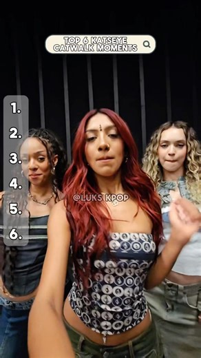 Top 6 Katseye Catwalk Moments #katseye #top6 #catwalk #shorts #eyekons #model #kpop #idol #top