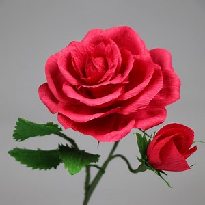 Beautiful Crepe Paper Rose Making... Hermosa Crepe de papel rosa haciendo ... #diy #crafts #flower #manualidades | Crafts Dude