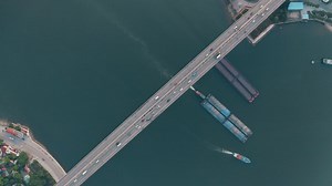 Bai Chay Bridge Vietnam 01 | Free Stock Video Footage