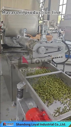 How Is Macaroni Made In A Factory Step By Step? #machine