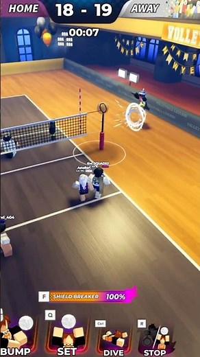 That Cut Was Too Deep 😭 Volleyball Legends #roblox #volleyballlegends