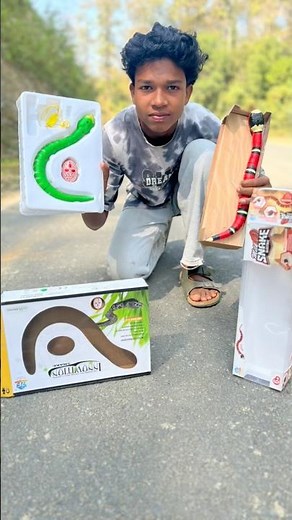 2 rc remote control snake (new toy unboxing and tasting)😱🐉