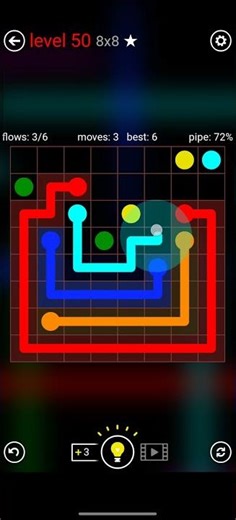 FLOW FREE MANIAS 8x8 LEVEL 50 COMPLETE SOLUTION #android #games #level #flowfree #solution