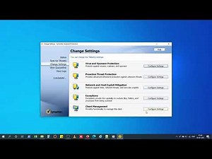 How to apply Symantec exception from OS endpoint protection