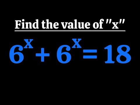 Find the value of "x" in this nice algebra math question | Math Olympiad