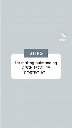 3 tips for making outstanding Architecture Portfolio 👩🏻‍💻#portfolio #architectureportfolio #ps