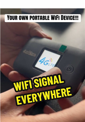 Portable 4G LTE WiFi Router for Reliable Connectivity