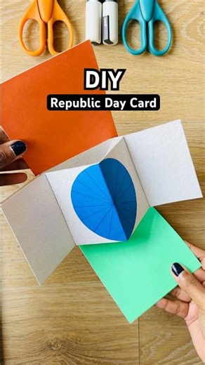 DIY Tricolor Pop-Up Card😱 #crafteraditi #shorts #diy #tricolor #handmade #popupcard ‪@CrafterAditi‬