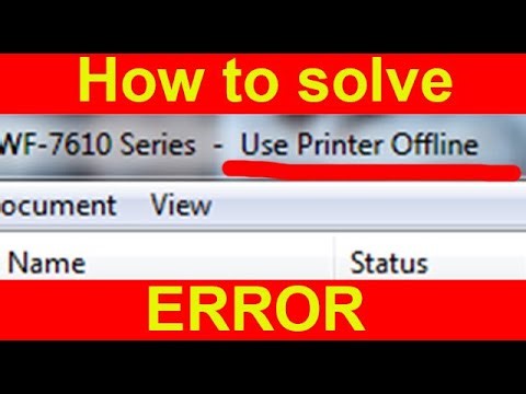 How to fix Epson Printer Offline to Online: Quick Solutions to Get You Back Online #solution #tips